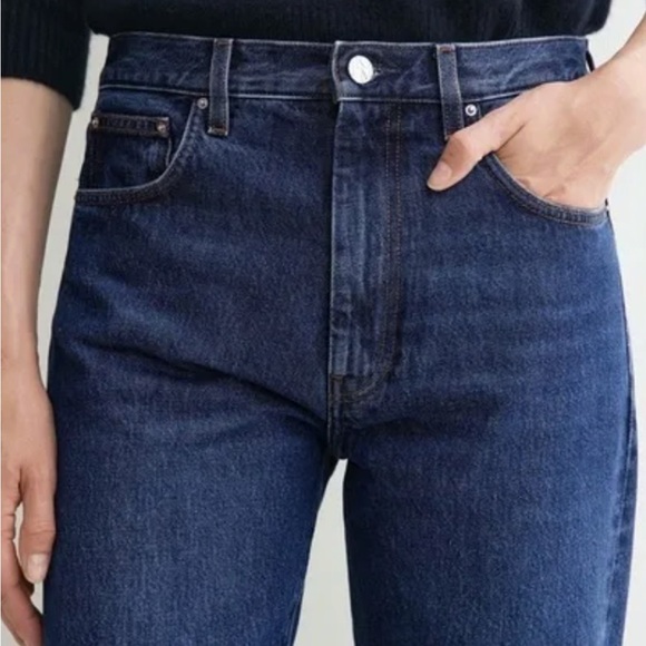 NWT Toteme Twisted Seam Denim - Dark Blue Jeans - Picture 4 of 8